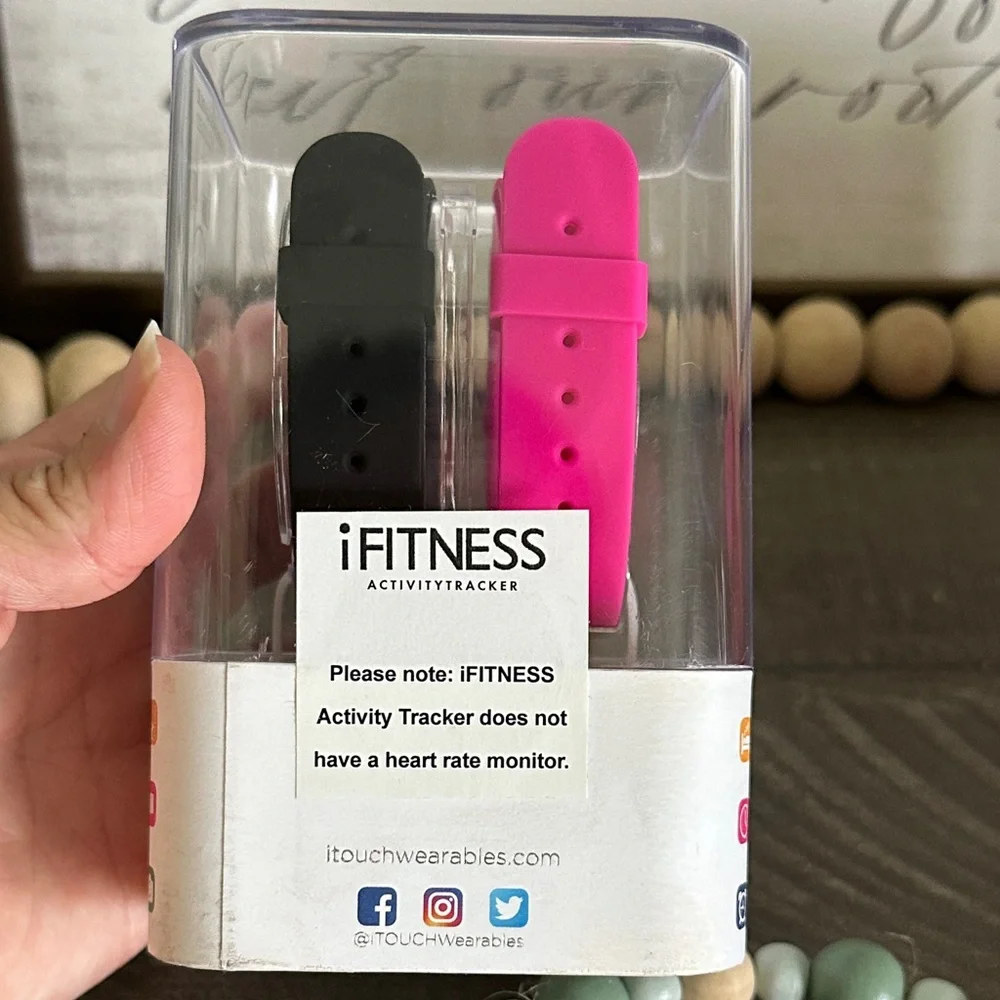 Dual Color Activity Tracker - Pink and Black